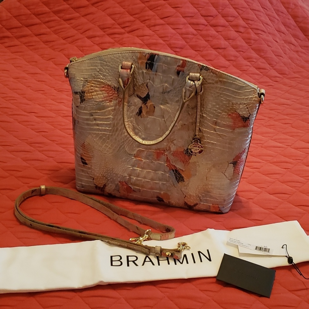 Brahmin Large Duxbury Satchel/Oasis color
